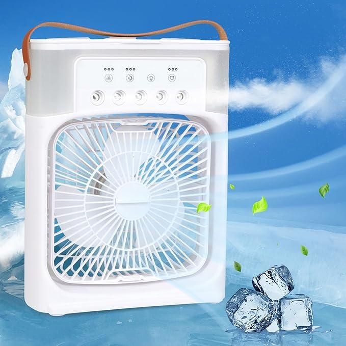❄️ CoolMist™ 3-in-1 Portable USB Air Cooler & Humidifier Fan