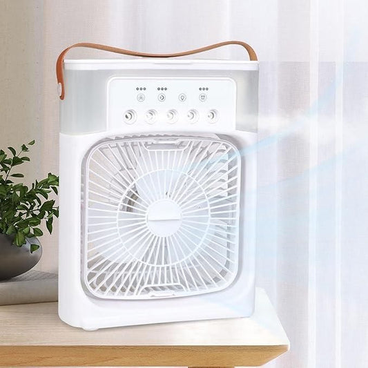 ❄️ CoolMist™ 3-in-1 Portable USB Air Cooler & Humidifier Fan